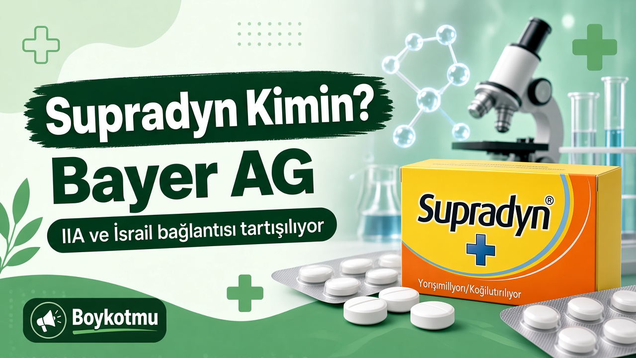 Supradyn boykot ürünü Bayer bağlantısı görseli